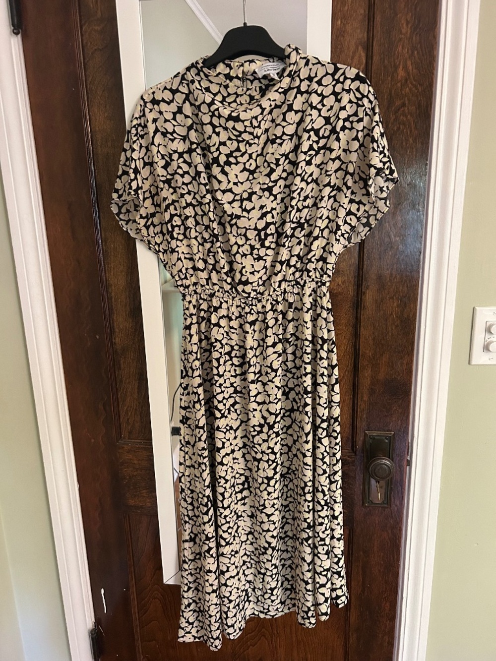 Cowl neck airy dress